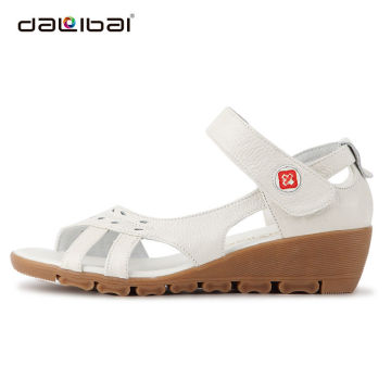 professional factory high quality wholesale nurse leather medical sandals